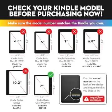Tacky Design Colorwave Skin for Kindle Oasis Skin Decal, Off-White & Beige Skin for Kindle Stickers, Premium Vinyl 3M Full Wrap for Kindle Skin Covers for (Kindle Oasis (10th Gen, 2019))