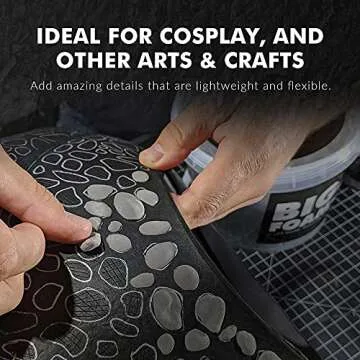 Cosplay Apprentice - Foam-mo, Foam Clay Cosplay, Lightweight Sculpting Foam, Air Dry Clay for Cosplay and Costumes, 300g