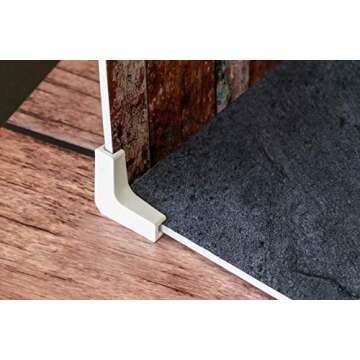 SnapIt Brackets for SnapIt Photo Backdrop Board for Flat Lay or Food Photography Background, Durable Realistic Backgrounds for Jewelry, Makeup, Product, Compatible with SnapIt Boards Only (5mm)