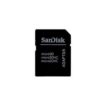 SanDisk MicroSD to SD Memory Card Adapter , Black
