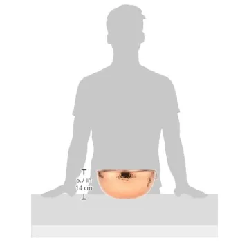 Solid Copper Beating Bowls Set - Perfect for Cooking