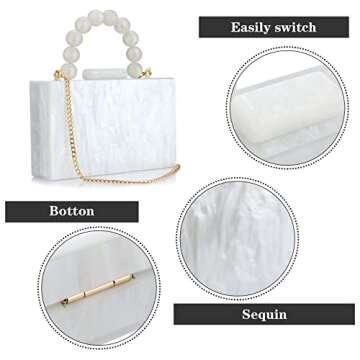 Acrylic Purses for Women Elegant Evening Bags