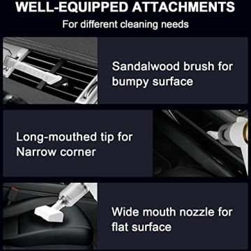 KOROICK Handheld Car Vacuum with Powerful Suction