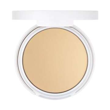 Flower Beauty Light Illusion Perfecting Powder - Pressed Powder Face Makeup, Buildable Medium Covera...