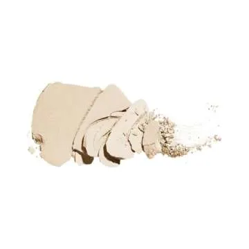 Flower Beauty Light Illusion Perfecting Powder - Pressed Powder Face Makeup, Buildable Medium Coverage with Blurring Pigments, Includes Mirror & Sponge (Porcelain)