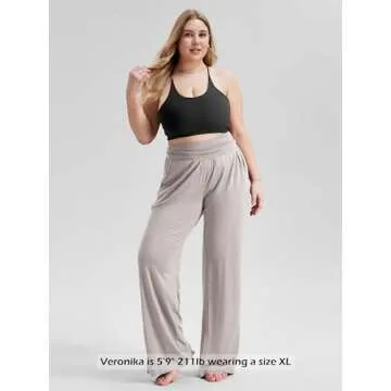 ODODOS Women's Wide Leg Casual Pants with Pockets