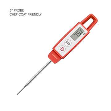 Lavatools PT09C Super-Quick Commercial Grade Digital Thermometer for Cooking, Meat, Candy, Candle, L...