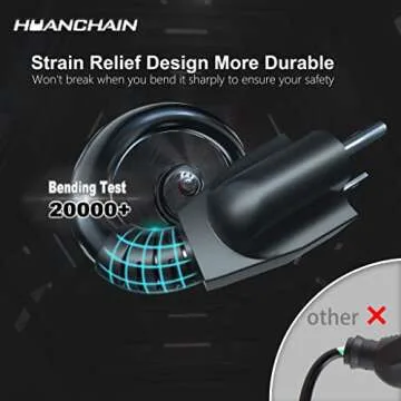 HUANCHAIN 25 FT Outdoor Extension Cord Waterproof Durable