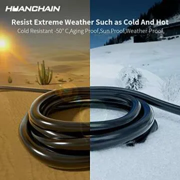 HUANCHAIN 25 FT Outdoor Extension Cord Waterproof Durable