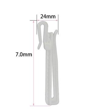 Adjustable Curtain Hooks for Perfectly Draped Curtains
