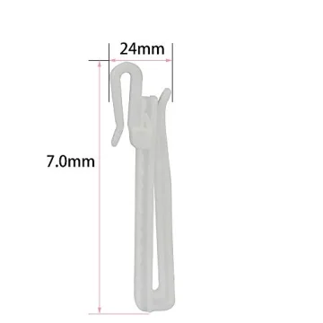 Adjustable Curtain Hooks for Perfectly Draped Curtains