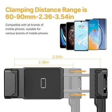 ULANZI Smartphone Selfie Mirror Holder for iPhone 16 15 14 13 12 Pro Max