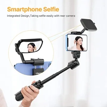ULANZI Smartphone Selfie Mirror Holder for iPhone 16 15 14 13 12 Pro Max