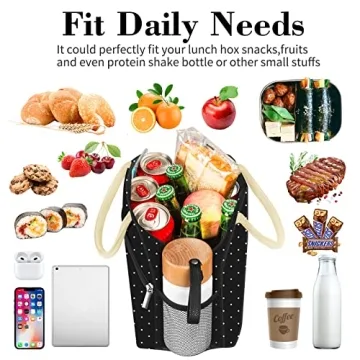 Coobiiya Insulated Lunch Bag for Work and Travel