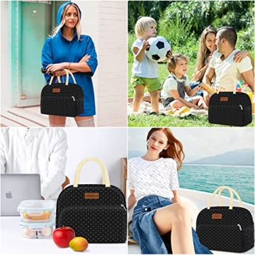 Coobiiya Insulated Lunch Bag for Work and Travel