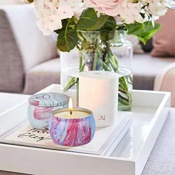 Scented Candles Gifts Set 9 Pack for Women Aromatherapy