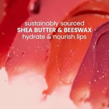 Burt's Bees Red Dahlia Tinted Lip Balm, Offers 8 Hours of Moisture for Dry Lips, Tinted Unflavored Lip Balm With a Hint of Color, Natural Origin Lip Care, 1 Tube, 0.15 oz.