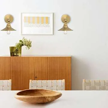 Yosoan Vintage Wall Sconce, 2-Pack Antique Dimmable Switch Industrial Metal Fixture Lighting Lamp for Living Room Kitchen Bathroom Bedroom Reading Room Bar Coffee Porch Gallery