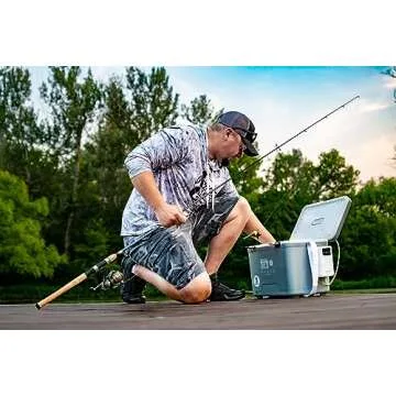 Ultra Quiet Rechargeable Bait Aerator Pump for Fishing