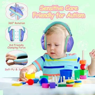 Onhear Kids Noise Cancelling Ear Muffs for Safe Enjoyment