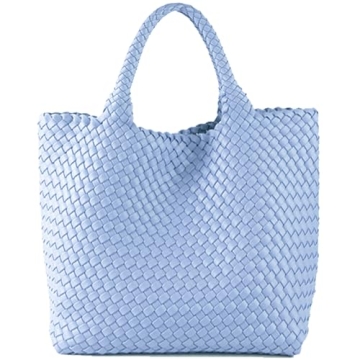 JINMANXUE Fashion Woven Bag Shopper Bag Travel Handbags and Purses Women Tote Bag Large Capacity Sho...