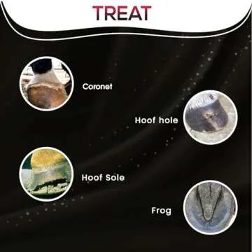 SAV-A-HOOF SBS Equine Spray | Hoof Treatment Provides Antiseptic Barrier Against Infection | Fights Hoof iIlness | Long-Lasting (16 Fluid Oz Spray)