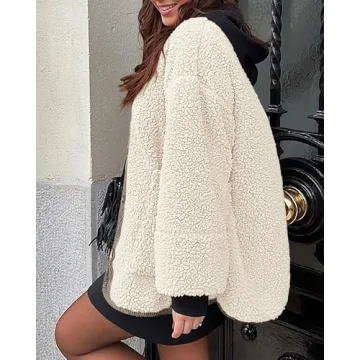 PRETTYGARDEN Stylin Cozy Sherpa Fleece Jacket Fashion