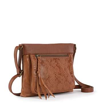 The Sak Women's Sak Sanibel Mini Crossbody - Premium Leather, Eco-Friendly