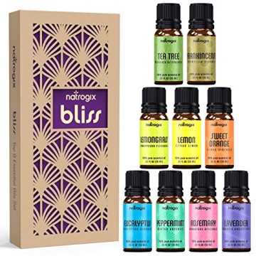 Natrogix Nirvana Essential Oils Gift Set for Diffusers