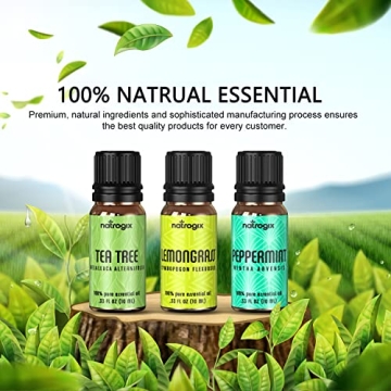 Natrogix Nirvana Essential Oils Gift Set for Diffusers