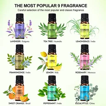 Natrogix Nirvana Essential Oils Gift Set for Diffusers