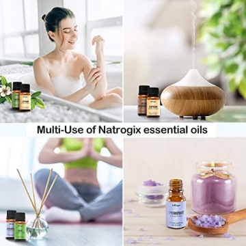 Natrogix Nirvana Essential Oils Gift Set for Diffusers