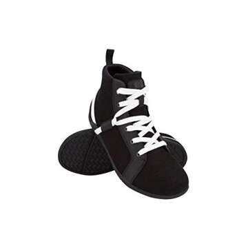 Xero Shoes Toronto - Men's Lightweight High-Top Hemp Canvas Casual Sneaker. Barefoot-Inspired, Minimalist, Zero-Drop Black