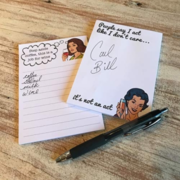 Funny Notepad Set - Amusing Office Gifts for Everyone