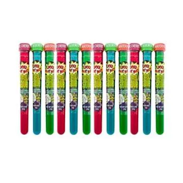 Sour-Test Tube Liquid Candy - 3 Flavors, 12 Count