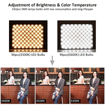 VILTROX vl-200 30W Bi-Color Studio Lights Kit for Videos