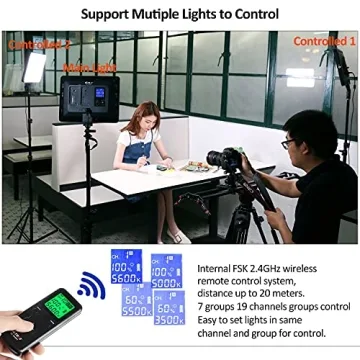 VILTROX vl-200 30W Bi-Color Studio Lights Kit for Videos