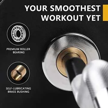 LIONSCOOL 4ft/5ft/6ft Barbell for Strength Training