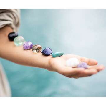 Calming Sleep Crystals & Healing Stones Gift Set in Box