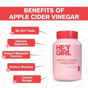 Apple Cider Vinegar Capsules with The Mother - 2160mg Apple Cider Vinegar Pills with Cayenne Pepper ...