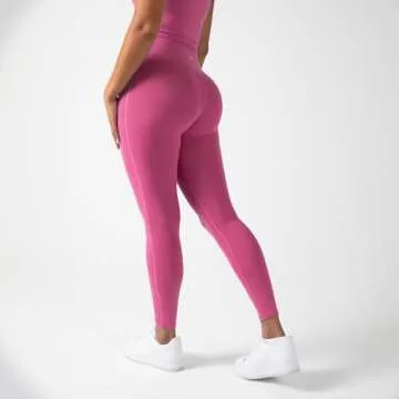 YITTY Active Women's UltraLuxe High-Waist No-Pocket Legging, Athleisure, 4-Way-Stretch, Beach Party, S, Regular