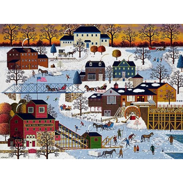 Buffalo Games Charles Wysocki Cider Brook 1000 Piece Puzzle