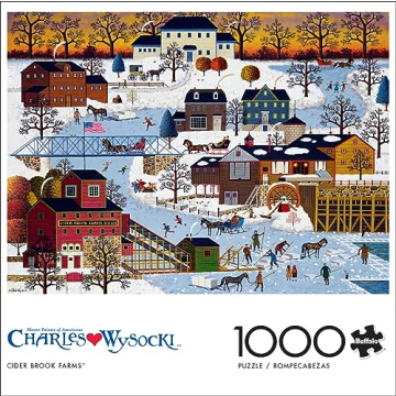 Buffalo Games Charles Wysocki Cider Brook 1000 Piece Puzzle