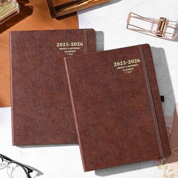 Planner 2025-2026 - JUL 2025 - JUN 2026, Academic Planner 2025-2026, Weekly and Monthly Planner, Lea...