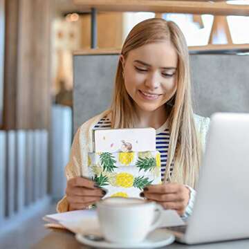 UCGOU Bubble Mailers 8.5x12 Inch Pineapple Designer 25 Pack Poly Padded Envelopes #2 Medium Mailing Packaging Postal Self Seal Waterproof Boutique Shipping Bags for Clothes Makeup Supplies