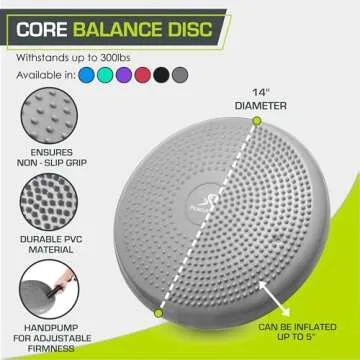 ProsourceFit 14" Core Balance Disc Trainer with Pump
