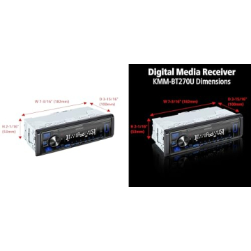 KENWOOD KMM-BT270U Digital Media Car Stereo Receiver