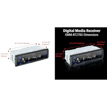 KENWOOD KMM-BT270U Digital Media Car Stereo Receiver