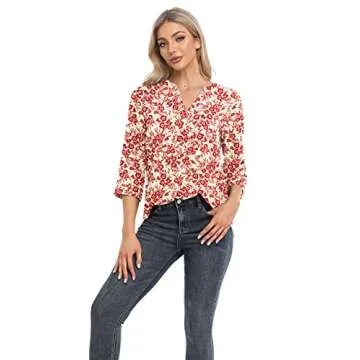 Chic VIISHOW Women’s Summer Chiffon Blouse for Work