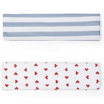 TERSE Women's Non-Slip Floral Striped Headbands Comfort